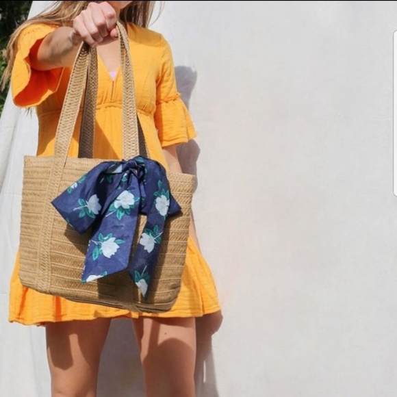 Draper James Everyday Straw Bag New With Tags - Picture 1 of 6